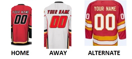 (image for) CALGARY Pro Hockey Number Kit